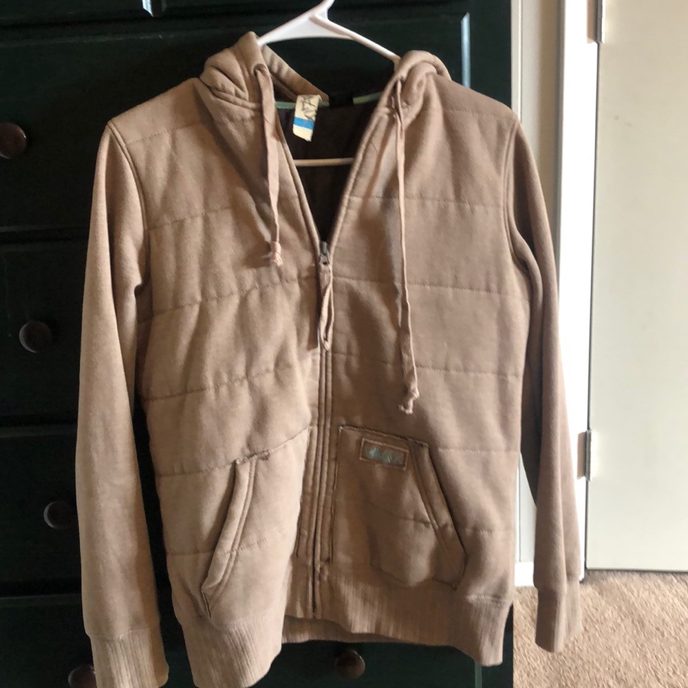 Tan matix jacket